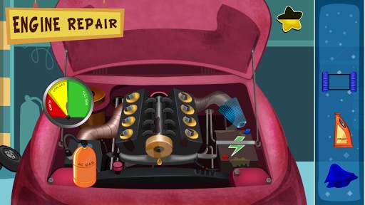 Kids Car Mechanic Workshop 3D screenshot 2