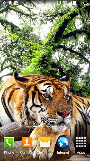 Tiger Live Wallpaper screenshot 5