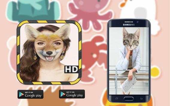 Funny Animal Face Changer Pro 1 تصوير الشاشة