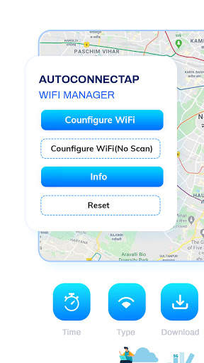 Free WIFI Connection Anywhere Network Map Connect screenshot 1
