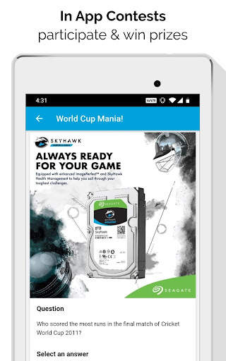 Seagate SkyHawk Partner App screenshot 16