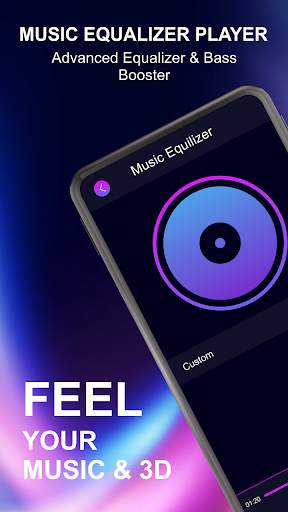 Music Equalizer - Bass Booster & Volume EQ screenshot 1