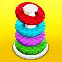 Color Hoop Stack Puzzle - Color Sorting Games