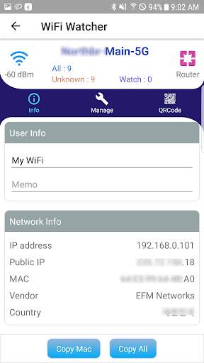 WiFi Watcher (Device detection and management) screenshot 4