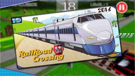RailRoad Crossing 3D 🚅 Train Simulator Game screenshot 15