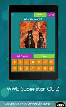 WWE Superstars QUIZ screenshot 17