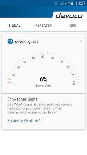 devolo WLAN Hilfe screenshot 3