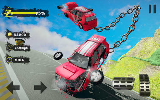 Chained Car Crash Beam Drive: Accident Simulator screenshot 5