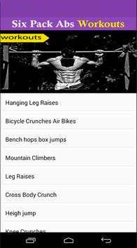 Six Pack Abs Workouts and Diet screenshot 2
