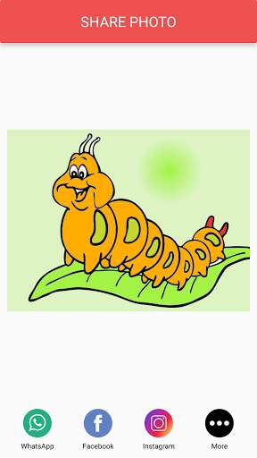 Coloring Cartoon World Larva screenshot 3