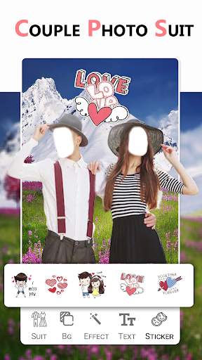 Couple Photo Suit - Love Couple Photo Editor 4 تصوير الشاشة