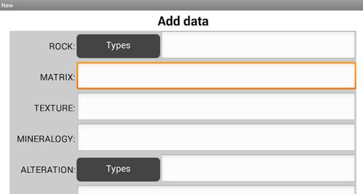 Field Geologger screenshot 2