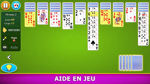 Spider Solitaire Jeu de Cartes screenshot 7