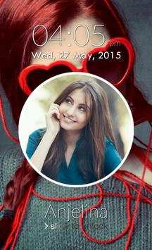 Name & Photo Lock Screen screenshot 9