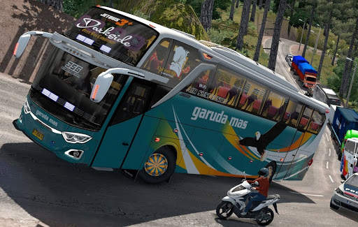 Bus Indonesia Simulator : Full Livery Bus screenshot 1