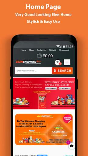 Elen Shopping - India Online Grocery Shopping App screenshot 2