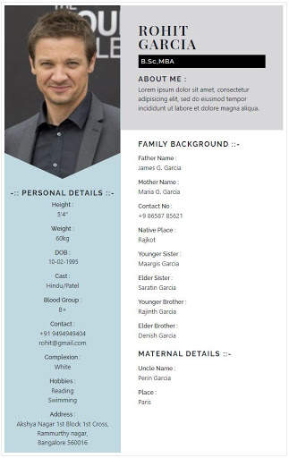 Biodata for marriage screenshot 4