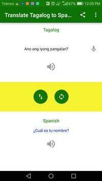 Translate Tagalog to Spanish screenshot 3