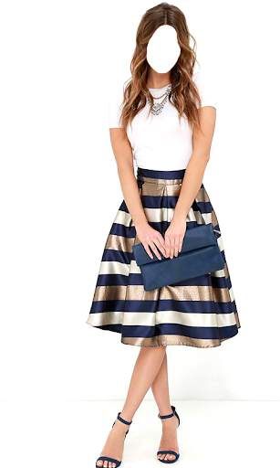 Women Mini Skirt Photo Suit screenshot 1