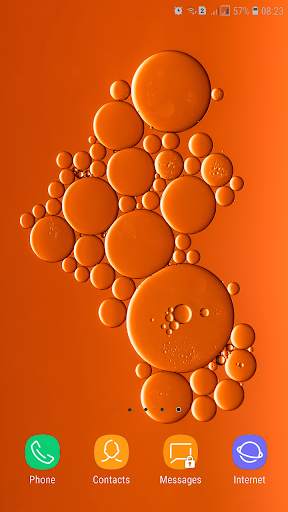 Orange Color Wallpaper 1 تصوير الشاشة