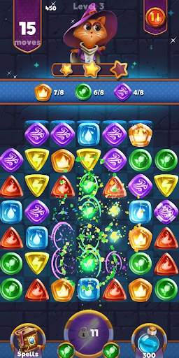 Magic gems crush screenshot 1