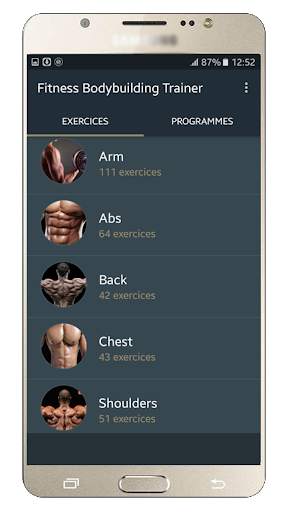 Fitness Bodybuilding Trainer screenshot 1