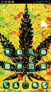Weed Rasta GO Launcher Theme screenshot 3