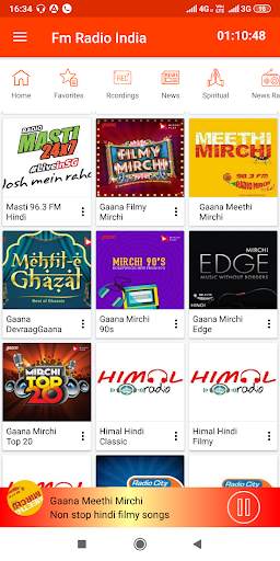Fm Radio India - all India Hindi Radio Stations screenshot 11
