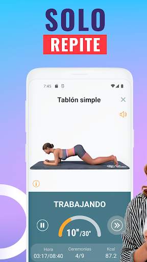 Ejercicios planchas en casa screenshot 3