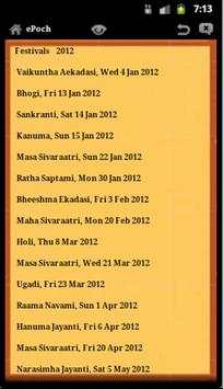 Epoch Telugu Panchangam screenshot 4
