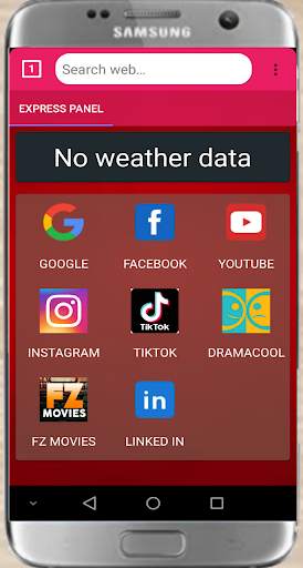 UCX Browser-A super fast browser for 3G/4G Devices screenshot 1