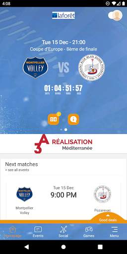 Montpellier Volley UC screenshot 1