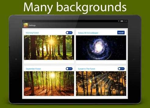 Forest Live Wallpaper screenshot 14