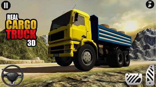 Euro Truck Driving Simulator - Real Cargo Game screenshot 1