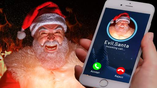 Evil Santa Call Prank 1 تصوير الشاشة