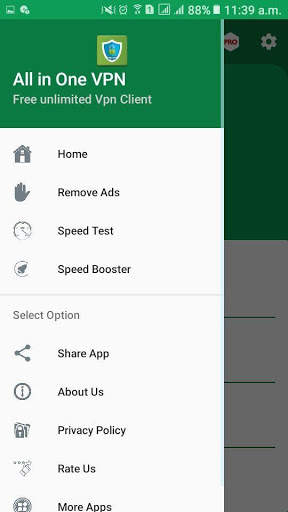 All in One Vpn free Clients & Speed Booster/Tester screenshot 7
