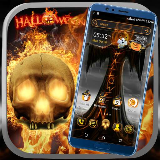 Scary Halloween Launcher Theme 4.3