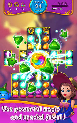 Jewel Witch - Match 3 Game screenshot 14