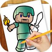 Learn to Draw Minecraft logo