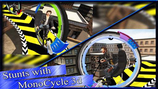 Monowheel Rooftop Simulator screenshot 1