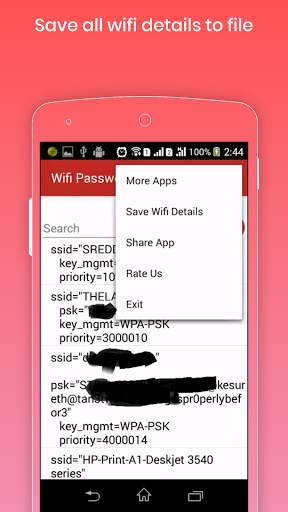 Wifi Password recovery pro screenshot 3