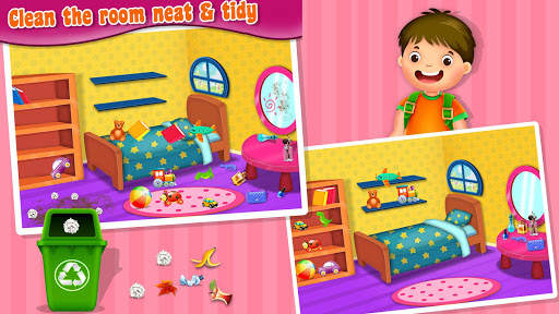 Learning House Manners: Home Cleaning Games screenshot 1
