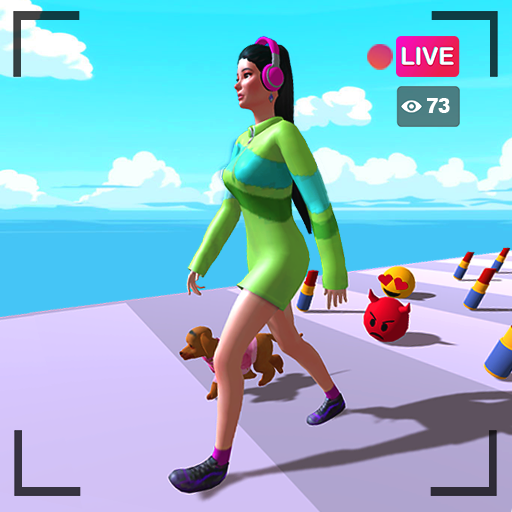 Streamer Running Rush Life 3D icon