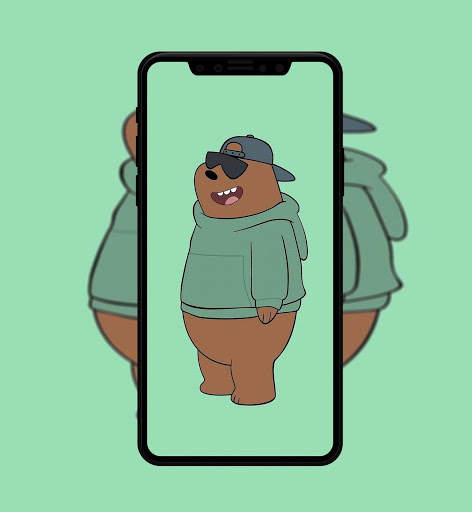 Cute Bear Cartoon Wallpaper screenshot 3