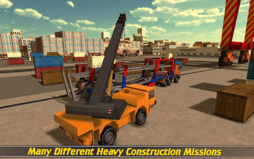 World Truck Driving Crane Simulator screenshot 5