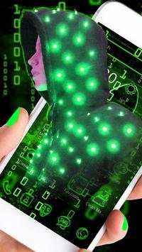 Neon Secret Hacker Launcher Theme screenshot 1