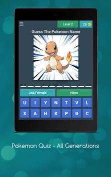 Pokemon Quiz - All Generations screenshot 8