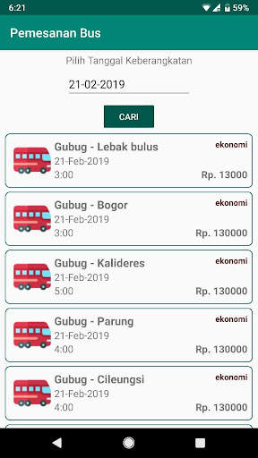 Pemesanan Bus Garuda Mas screenshot 2