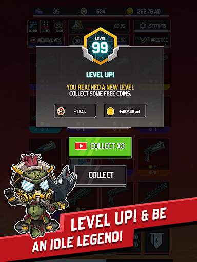 Idle Legends Tycoon - Merge Battle Royale Skins screenshot 11