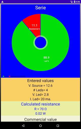 Led Resistor Calculator स्क्रीनशॉट 7